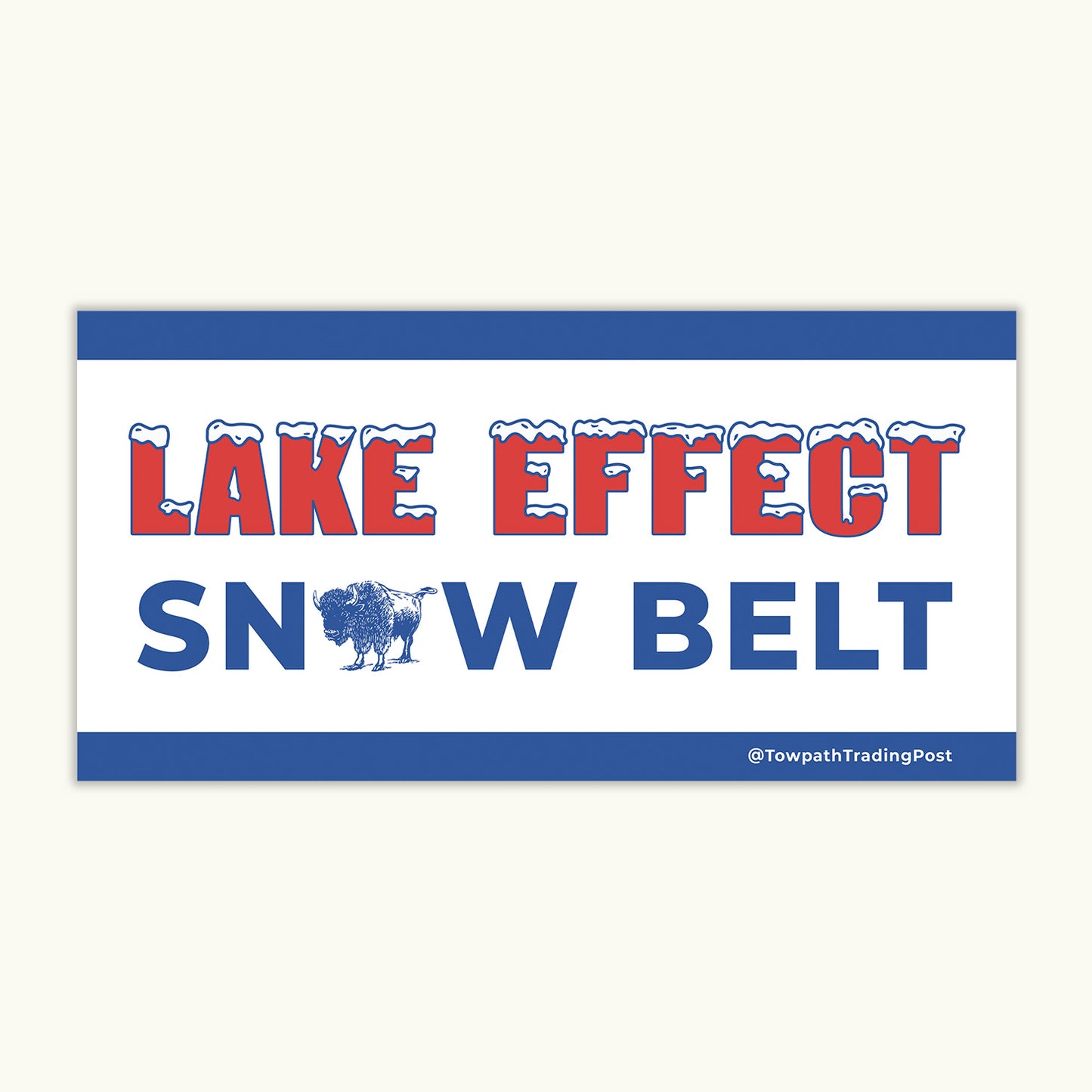 Snow Belt Sticker