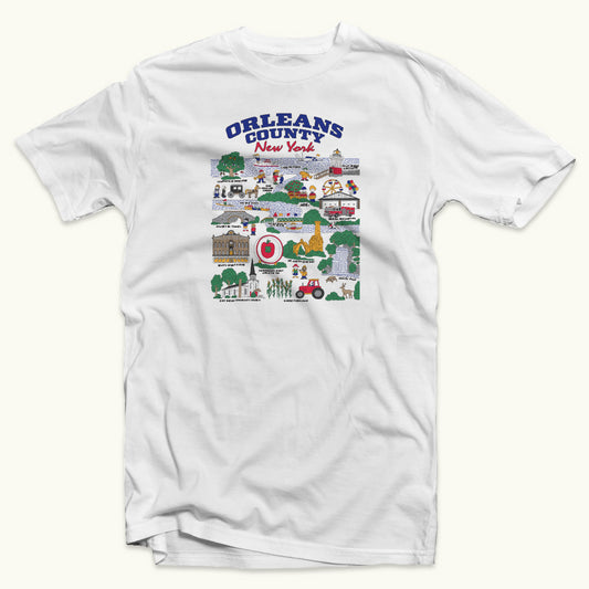 Orleans County Landmarks Tee