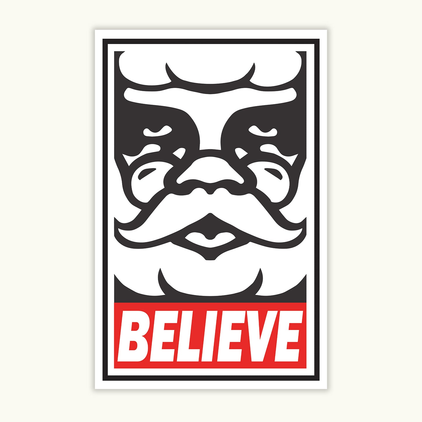 Charles Howard "Believe" Sticker