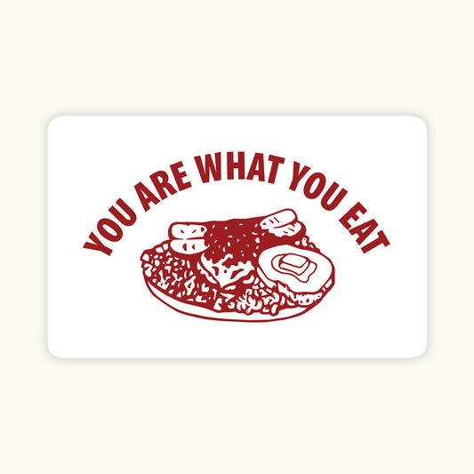 Garbage Plate Sticker