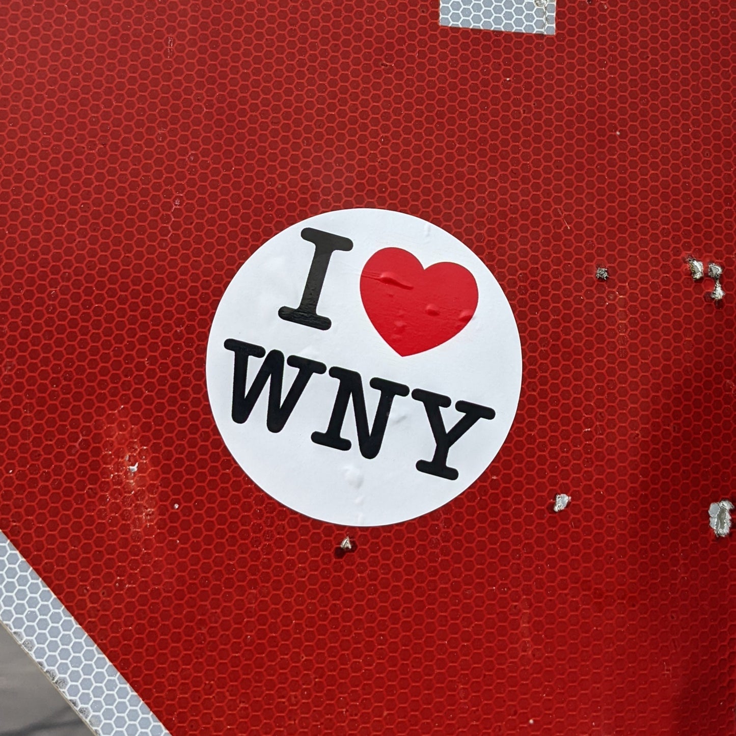 I Heart WNY Sticker